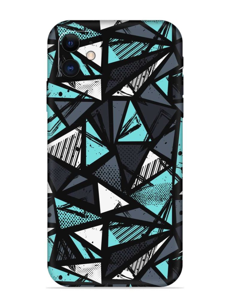 Abstract Seamless Embossed Soft Silicone Case for Apple Iphone 12