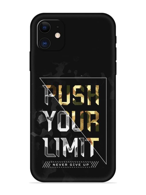 Push Your Limits Embossed Soft Silicone Case for Apple Iphone 12 Edge Zapvi