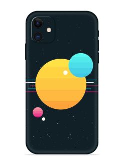 Round Vector Art Embossed Soft Silicone Case for Apple Iphone 12