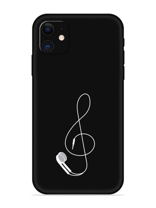 Music Earphone Vector Embossed Soft Silicone Case for Apple Iphone 12 Edge Zapvi