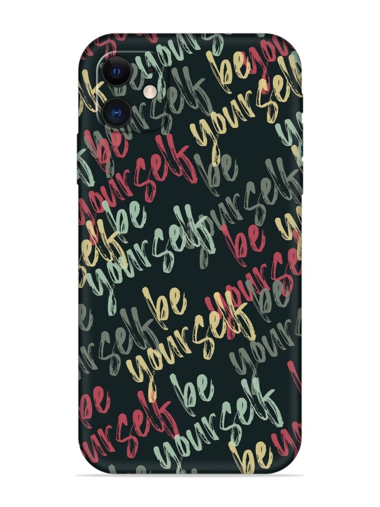Yourself Seamless Embossed Soft Silicone Case for Apple Iphone 12
