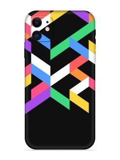 Colorshape Abstarct Embossed Soft Silicone Case for Apple Iphone 12