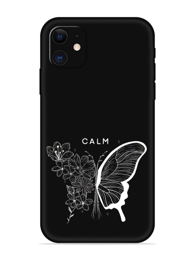 Calm Embossed Soft Silicone Case for Apple Iphone 12