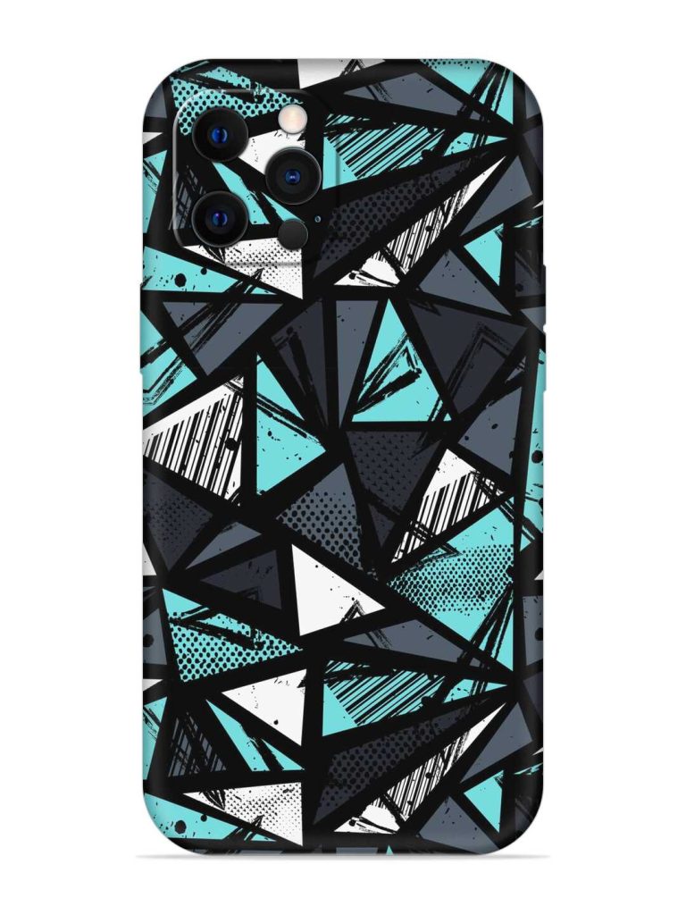 Abstract Seamless Embossed Soft Silicone Case for Apple Iphone 12 Pro