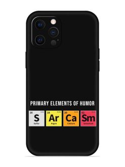 Primary Elements Humor Embossed Soft Silicone Case for Apple Iphone 12 Pro