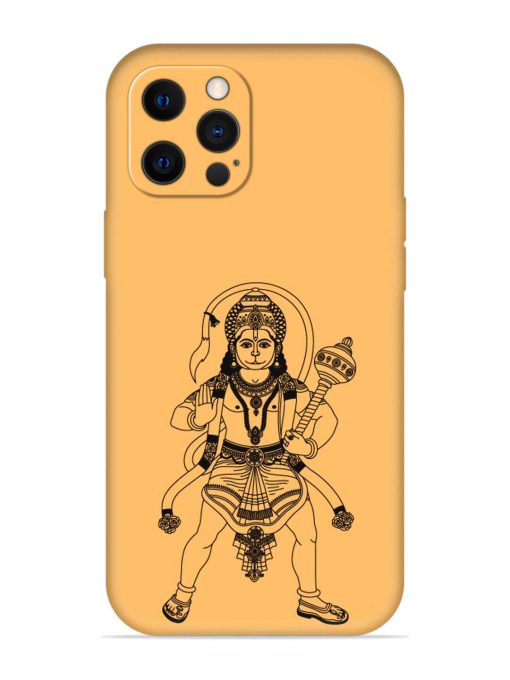 Indian God Hanuman Embossed Soft Silicone Case for Apple Iphone 12 Pro Edge Zapvi