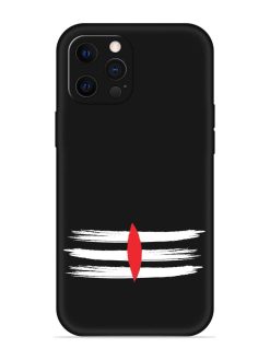Mahadev Tilak Vector Embossed Soft Silicone Case for Apple Iphone 12 Pro