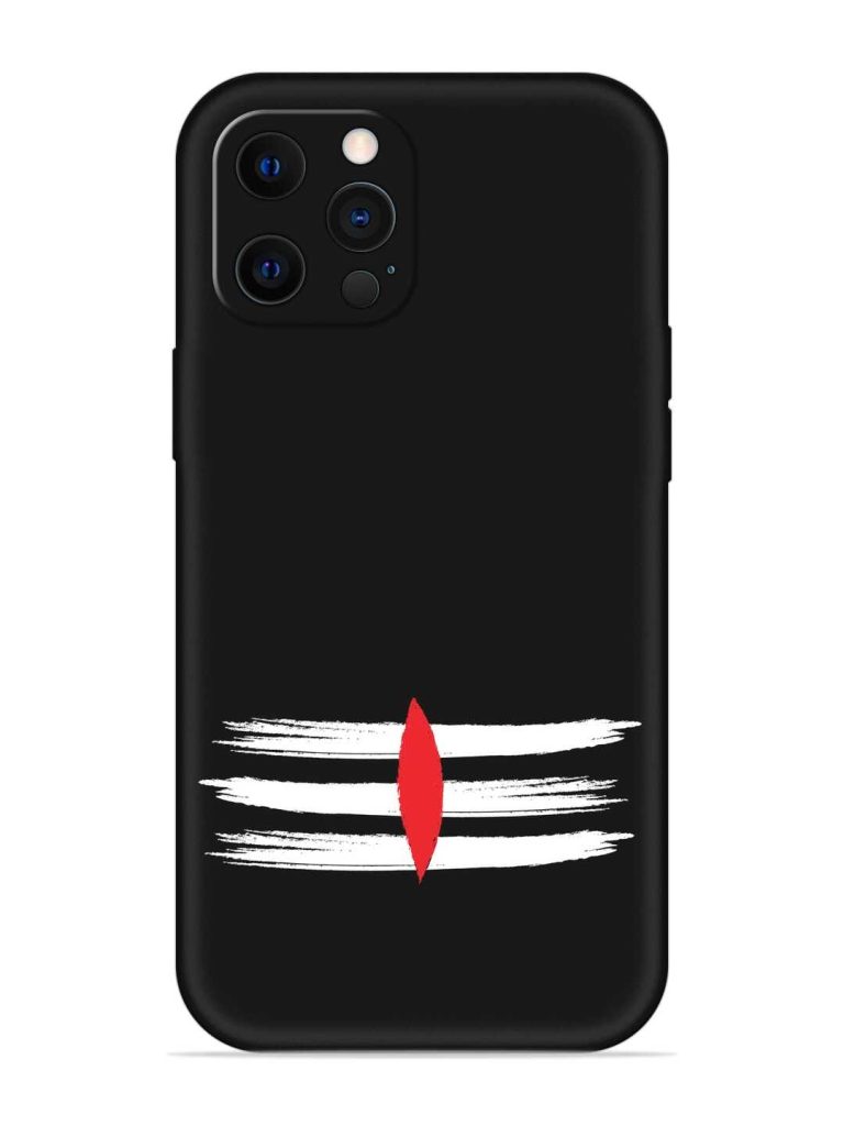 Mahadev Tilak Vector Embossed Soft Silicone Case for Apple Iphone 12 Pro