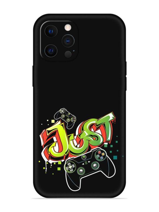 Graffiti Gamepad Illustration Embossed Soft Silicone Case for Apple Iphone 12 Pro Edge Zapvi