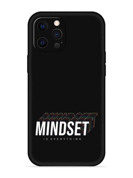 Mindset Everything Slogan Embossed Soft Silicone Case for Apple Iphone 12 Pro Edge Zapvi