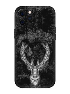 Ancient Deer Embossed Soft Silicone Case for Apple Iphone 12 Pro