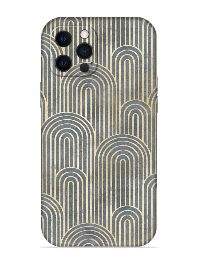 Art Deco Style Embossed Soft Silicone Case for Apple Iphone 12 Pro