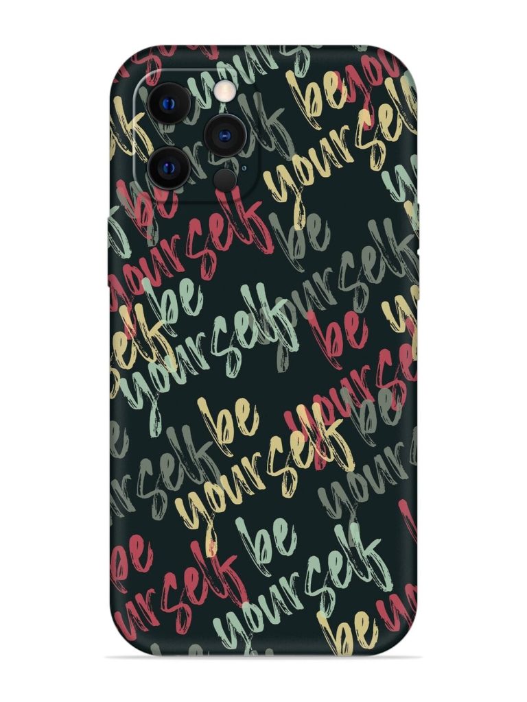 Yourself Seamless Embossed Soft Silicone Case for Apple Iphone 12 Pro