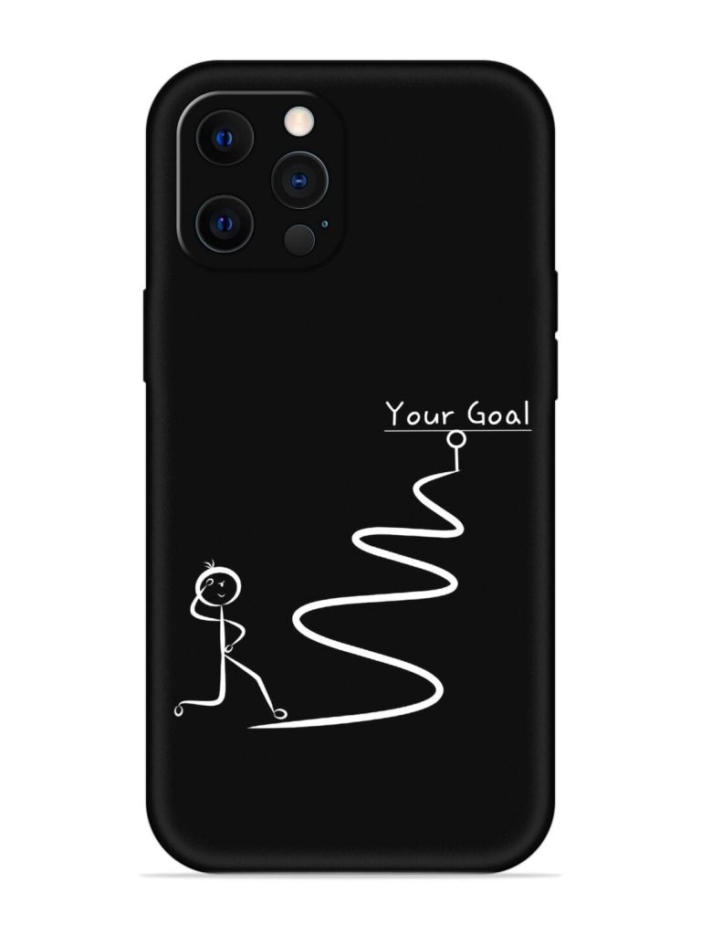 Your Goal Embossed Soft Silicone Case for Apple Iphone 12 Pro