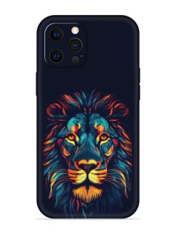 Colorful Lion Embossed Soft Silicone Case for Apple Iphone 12 Pro