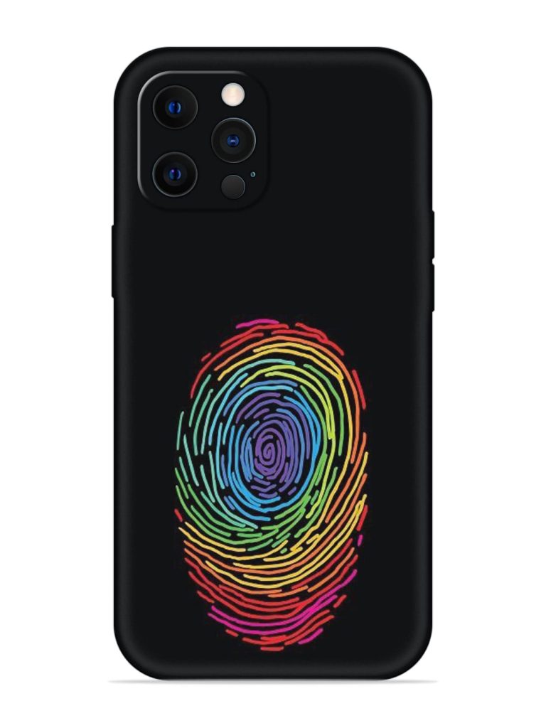 Fingerprint Of Thumb Art Embossed Soft Silicone Case for Apple Iphone 12 Pro