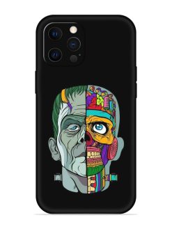 Men Vs Skull Embossed Soft Silicone Case for Apple Iphone 12 Pro