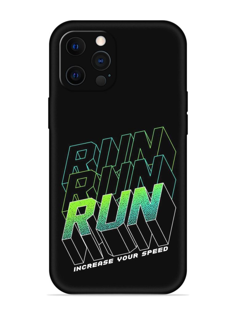 Run Embossed Soft Silicone Case for Apple Iphone 12 Pro