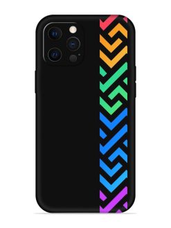 Colorshape Stripes Embossed Soft Silicone Case for Apple Iphone 12 Pro