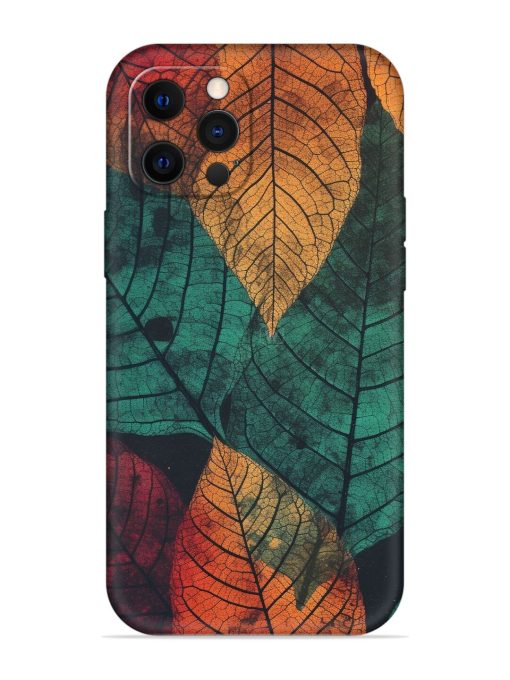 Leaves Artwork Embossed Soft Silicone Case for Apple Iphone 12 Pro Edge Zapvi