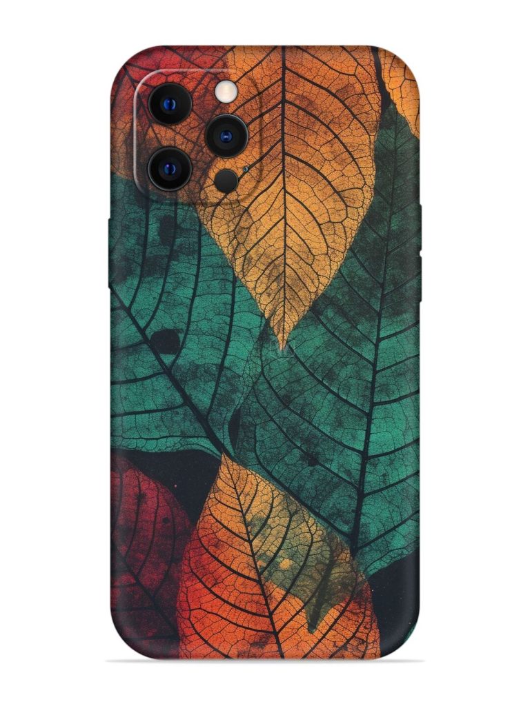 Leaves Artwork Embossed Soft Silicone Case for Apple Iphone 12 Pro