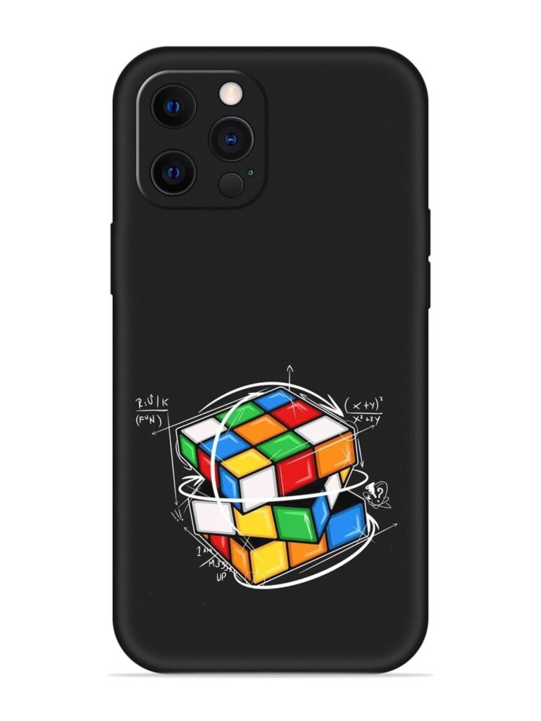 Cubik Vector Embossed Soft Silicone Case for Apple Iphone 12 Pro