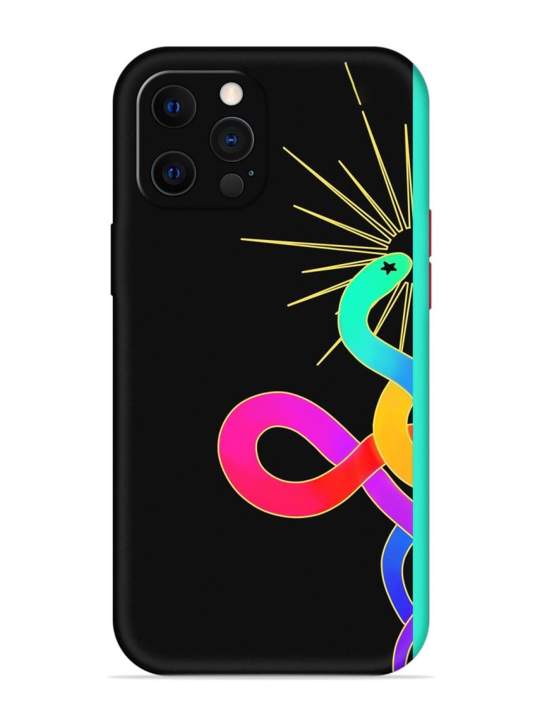 Art Geometric Abstraction Embossed Soft Silicone Case for Apple Iphone 12 Pro