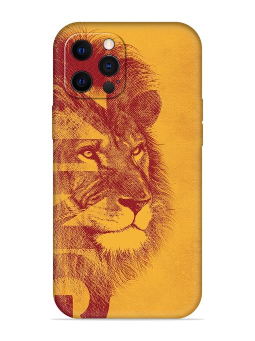 Gold Lion Crown Art Embossed Soft Silicone Case for Apple Iphone 12 Pro Edge Zapvi