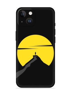 Black Ultra Vector Embossed Soft Silicone Case for Apple Iphone 14