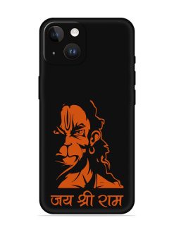 Angry Hanuman Embossed Soft Silicone Case for Apple Iphone 14