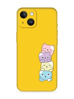 Cartoon Anime Embossed Soft Silicone Case for Apple Iphone 14