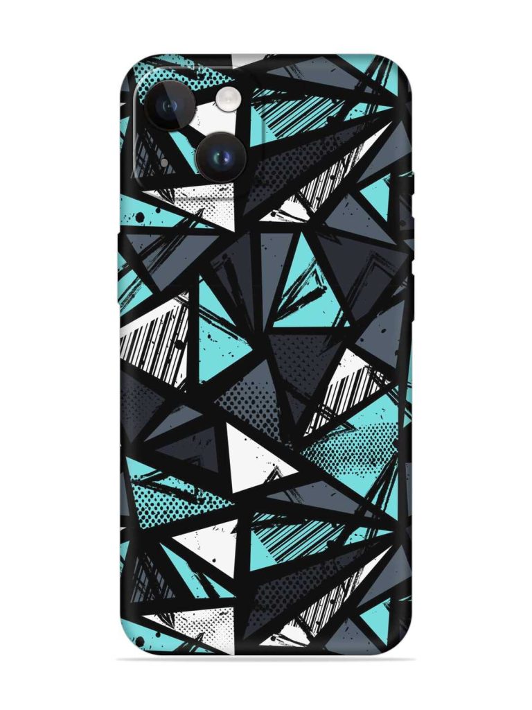 Abstract Seamless Embossed Soft Silicone Case for Apple Iphone 14
