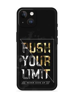 Push Your Limits Embossed Soft Silicone Case for Apple Iphone 14