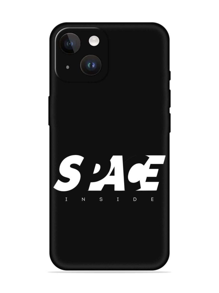 Space Typography Art Embossed Soft Silicone Case for Apple Iphone 14