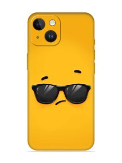 Attitude Glass Art Embossed Soft Silicone Case for Apple Iphone 14