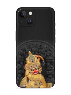 Indian Gold Hanuman Embossed Soft Silicone Case for Apple Iphone 14