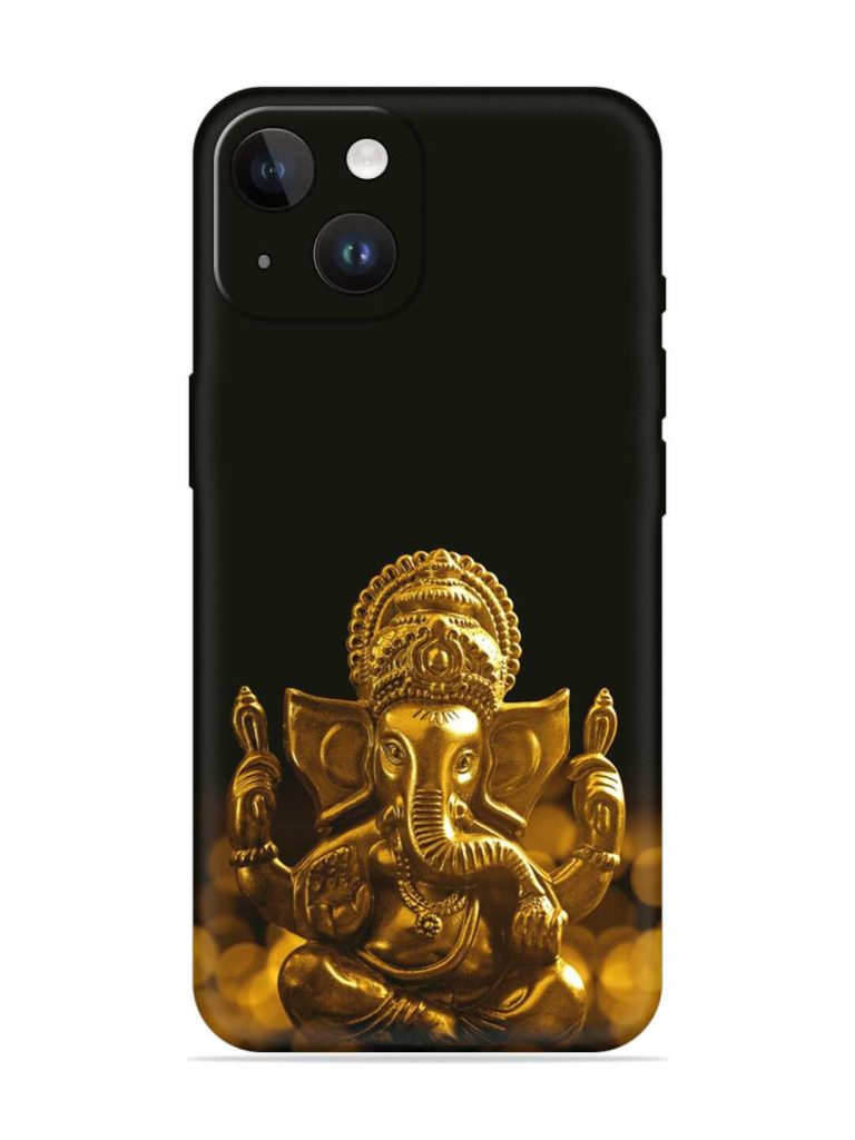 Lord Ganesha Indian Festival Embossed Soft Silicone Case for Apple Iphone 14