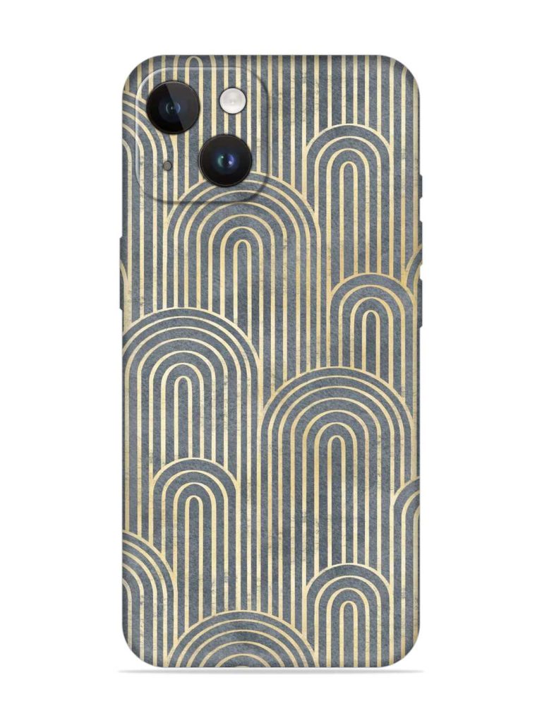 Art Deco Style Embossed Soft Silicone Case for Apple Iphone 14