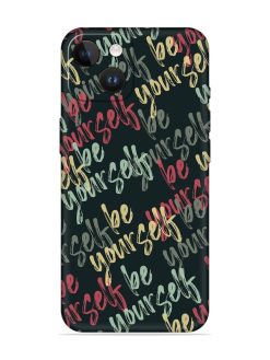 Yourself Seamless Embossed Soft Silicone Case for Apple Iphone 14