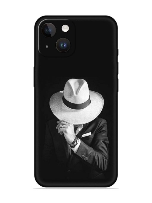 Men Under Hat Embossed Soft Silicone Case for Apple Iphone 14 Edge Zapvi