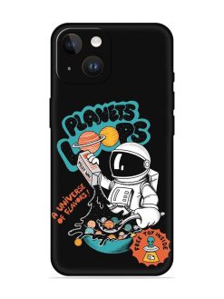 Planets Loop Embossed Soft Silicone Case for Apple Iphone 14