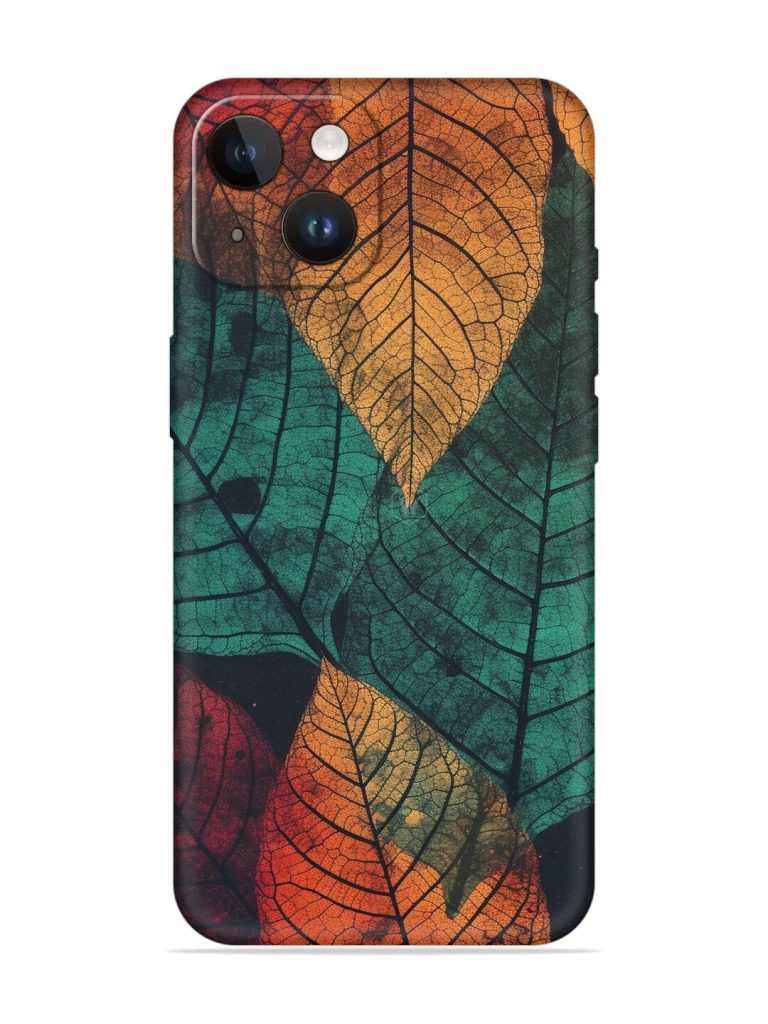 Leaves Artwork Embossed Soft Silicone Case for Apple Iphone 14