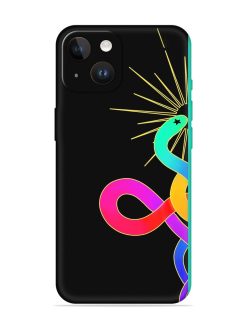 Art Geometric Abstraction Embossed Soft Silicone Case for Apple Iphone 14