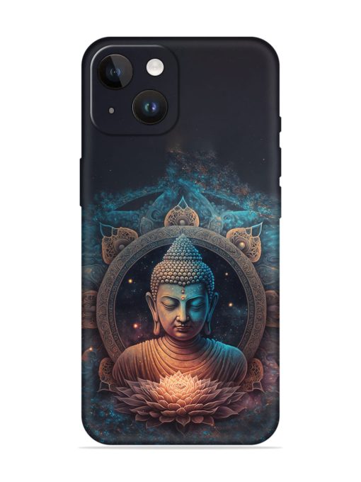 Gautam Buddha Embossed Soft Silicone Case for Apple Iphone 14 Edge Zapvi