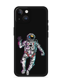 Spaceman Embossed Soft Silicone Case for Apple Iphone 14