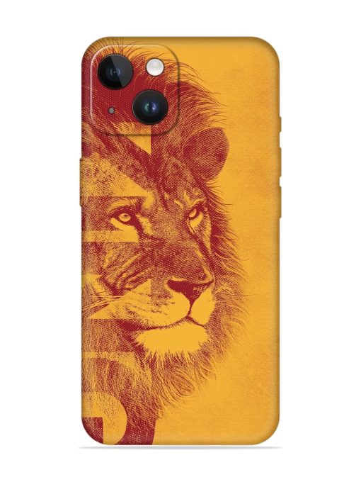 Gold Lion Crown Art Embossed Soft Silicone Case for Apple Iphone 14 Edge Zapvi