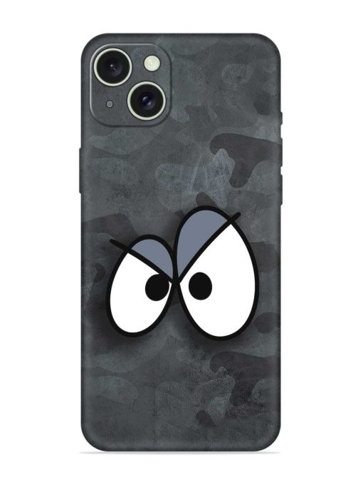 Big Eyes Night Mode Embossed Soft Silicone Case for Apple Iphone 15 Plus Edge Zapvi