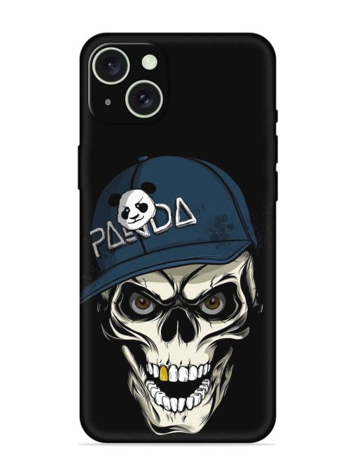 Panda Skull Embossed Soft Silicone Case for Apple Iphone 15 Plus Edge Zapvi