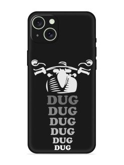 Dug Dug Dug Embossed Soft Silicone Case for Apple Iphone 15 Plus