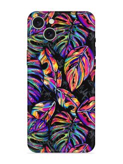 Tropical Seamless Vector Embossed Soft Silicone Case for Apple Iphone 15 Plus